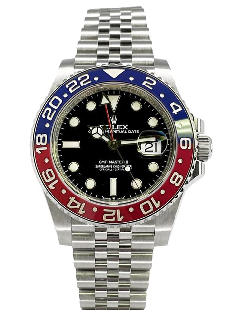 rolex gmt pepsi mark 2 dial|Rolex gmt Pepsi diamond bezel.